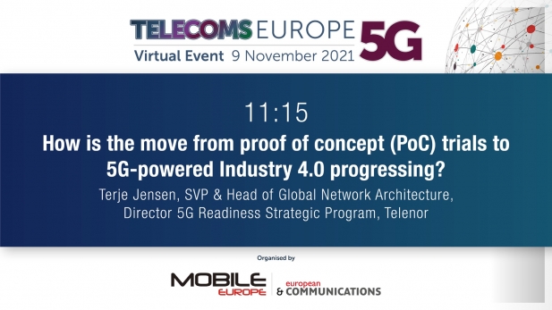 Telecoms Europe 5G 2021: From proof of concept trials to 5G-powered Industry 4.0. By Telenor