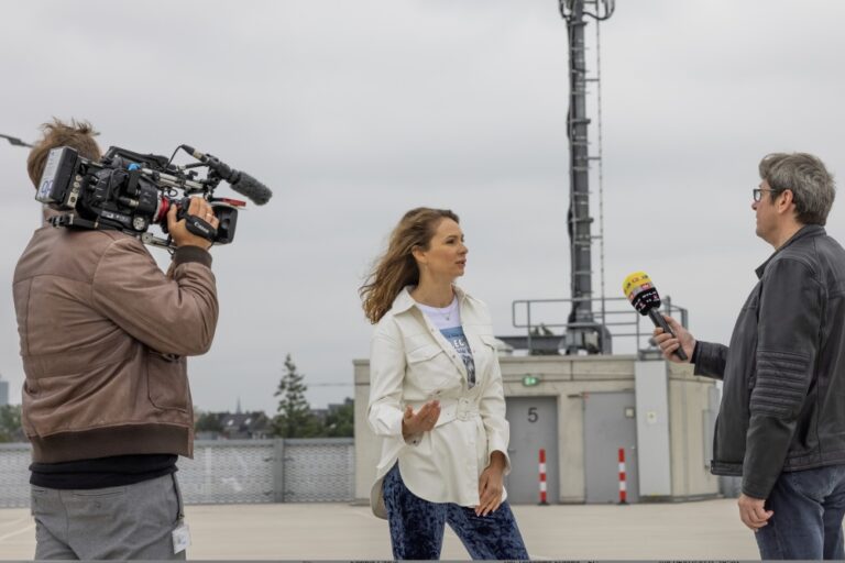 German TV broadcasts live interviews on Vodafone Deutschland’s 5G