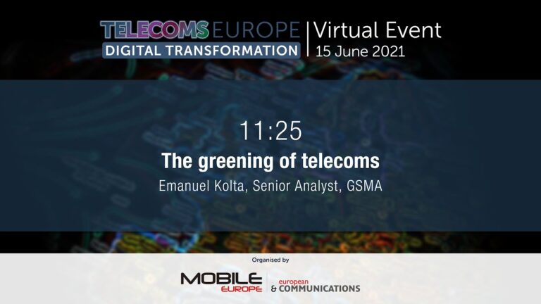Telecoms Europe Digital Transformation | The greening of telecoms – GSMA