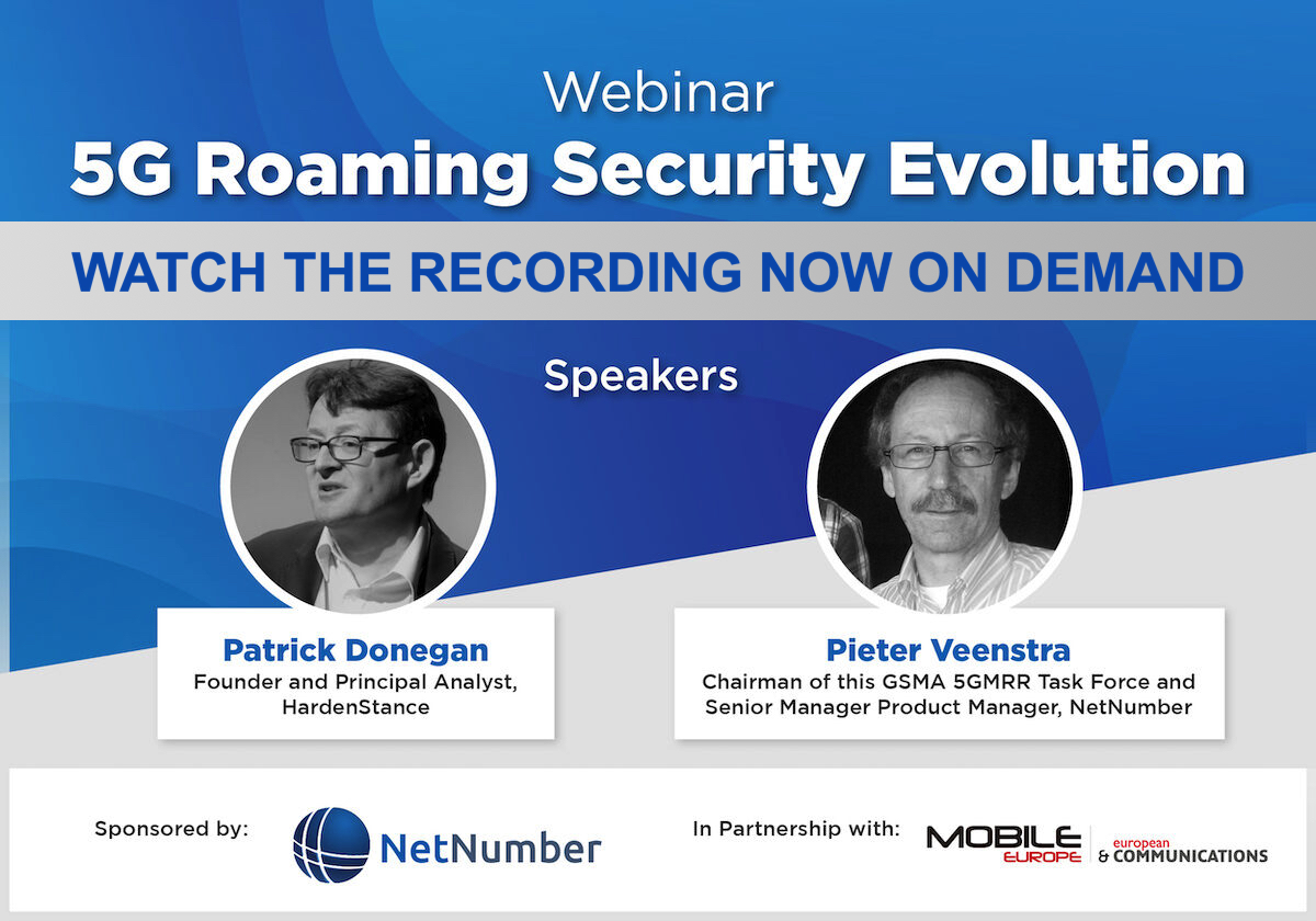 Webinar – 5G Roaming Security Evolution - Mobile Europe