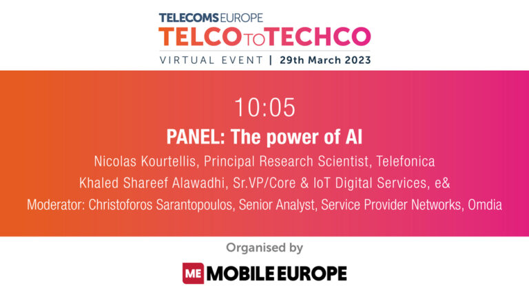Telecoms Europe Telco to Techco 2023: PANEL: The power of AI