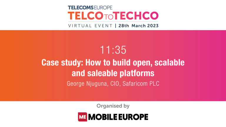 Telecoms Europe Telco to Techco 2023: Case study: How to build open, scalable and saleable platforms
