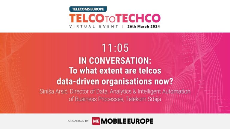 Telco to Techco 2024 | To what extent are telcos data-driven organisations now? with Telekom Srbija
