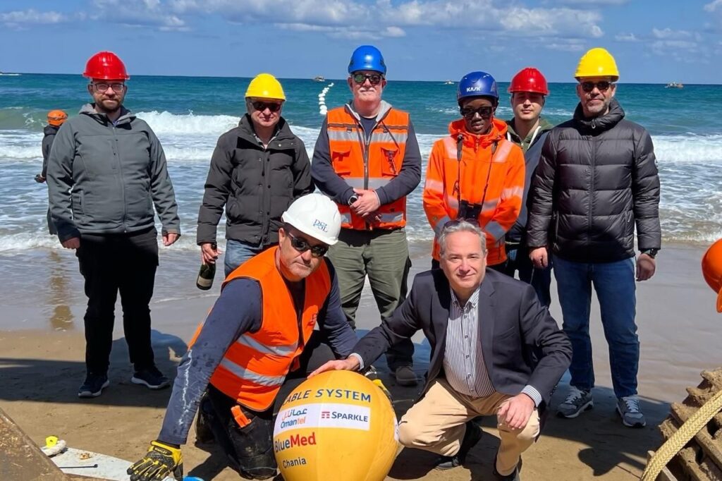 Sparkle lands BlueMed cable in Crete - Mobile Europe