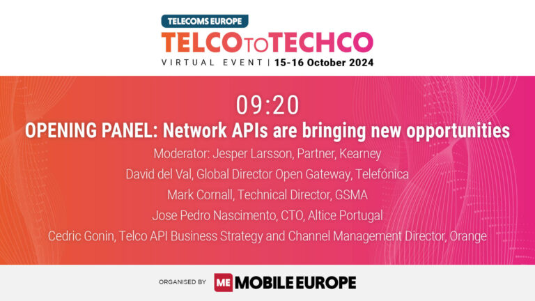 Telco to Techco – October 2024 | PANEL: Network APIs are bringing new opportunities
