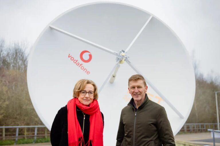 Vodafone claims first video call between LEO satellite and smart phone