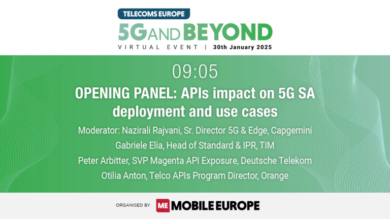 5G & Beyond 2025 | PANEL: APIs impact on 5G SA deployment and use cases