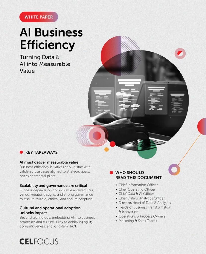 Photo inspiration: Visual Reference: AI Business Efficiency Turning Data AI Into Measurable Value