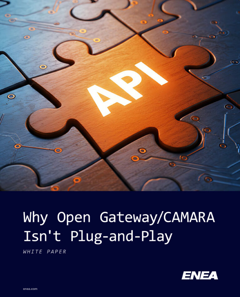 Why Open Gateway/CAMARA Isn’t Plug-and-Play | White paper by ENEA