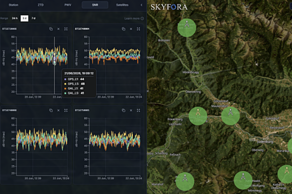 A1's mobile network to detect possible jamming or spoofing of GPS